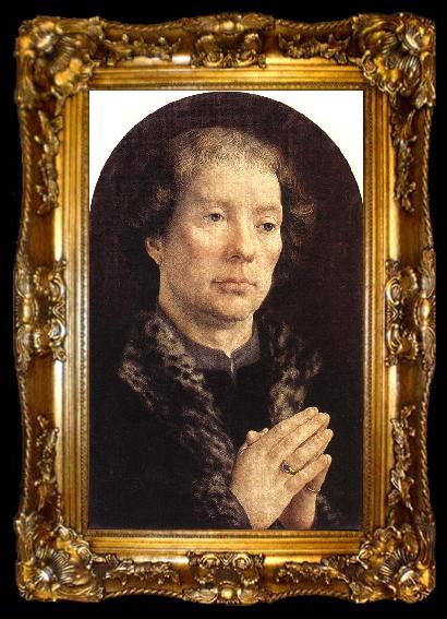 framed  GOSSAERT, Jan (Mabuse) Diptych of Jean Carondelet (left wing) dg, ta009-2